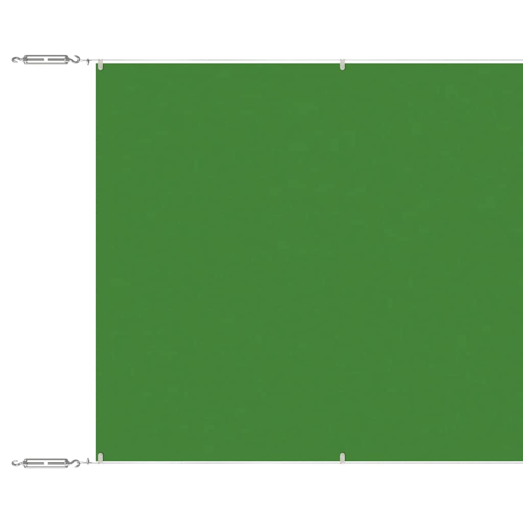 Vidaxl Luifel vertikal 60x1000 cm Oxford Stoff hellgrün