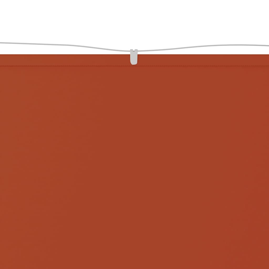 Vidaxl Luifel Vertikal 60x1200 cm Oxford Fabric Terracotta -Colored