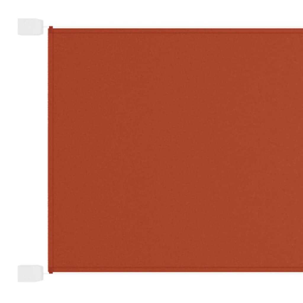 Vidaxl Luifel Vertikal 100x270 cm Oxford Fabric Terracotta -Colored