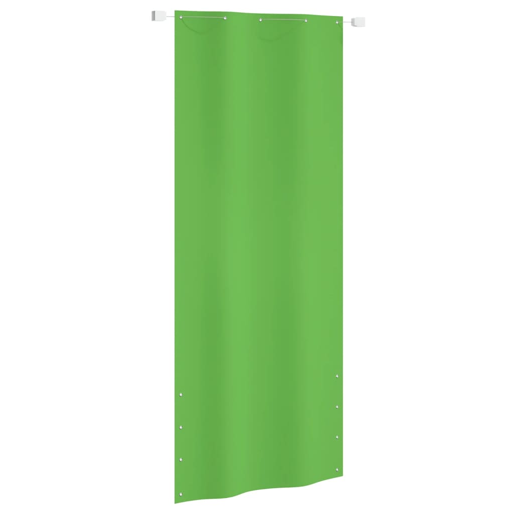 Vidaxl Balkon Bildschirm 100x240 cm Oxford Stoff hellgrün