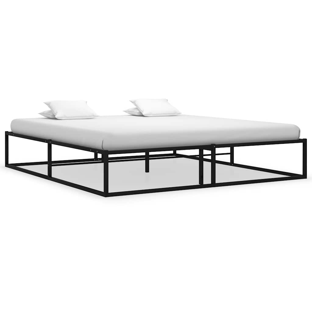 Vidaxl bedframe metaal zwart 200x200 cm