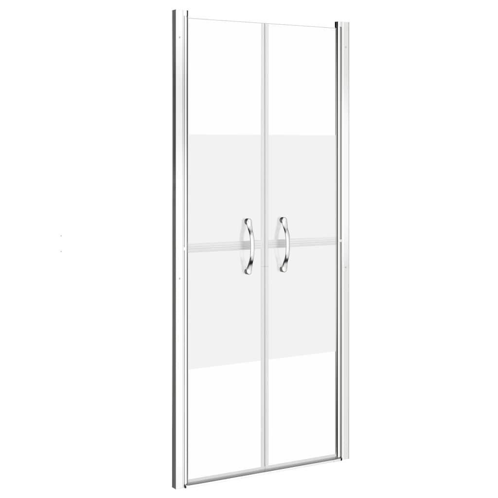 VIDAXL -Duschtür 96x190 cm ESG Halfmat