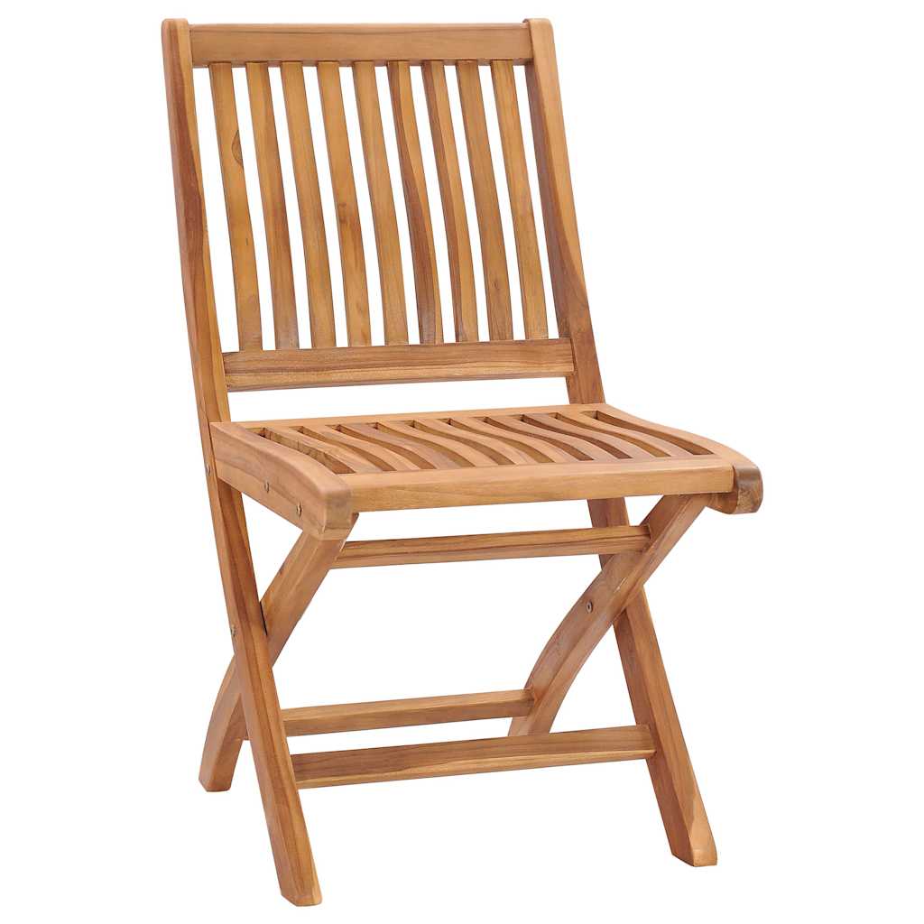 Vidaxl tuinstoelen 2 st inklapbaar massief teakhout