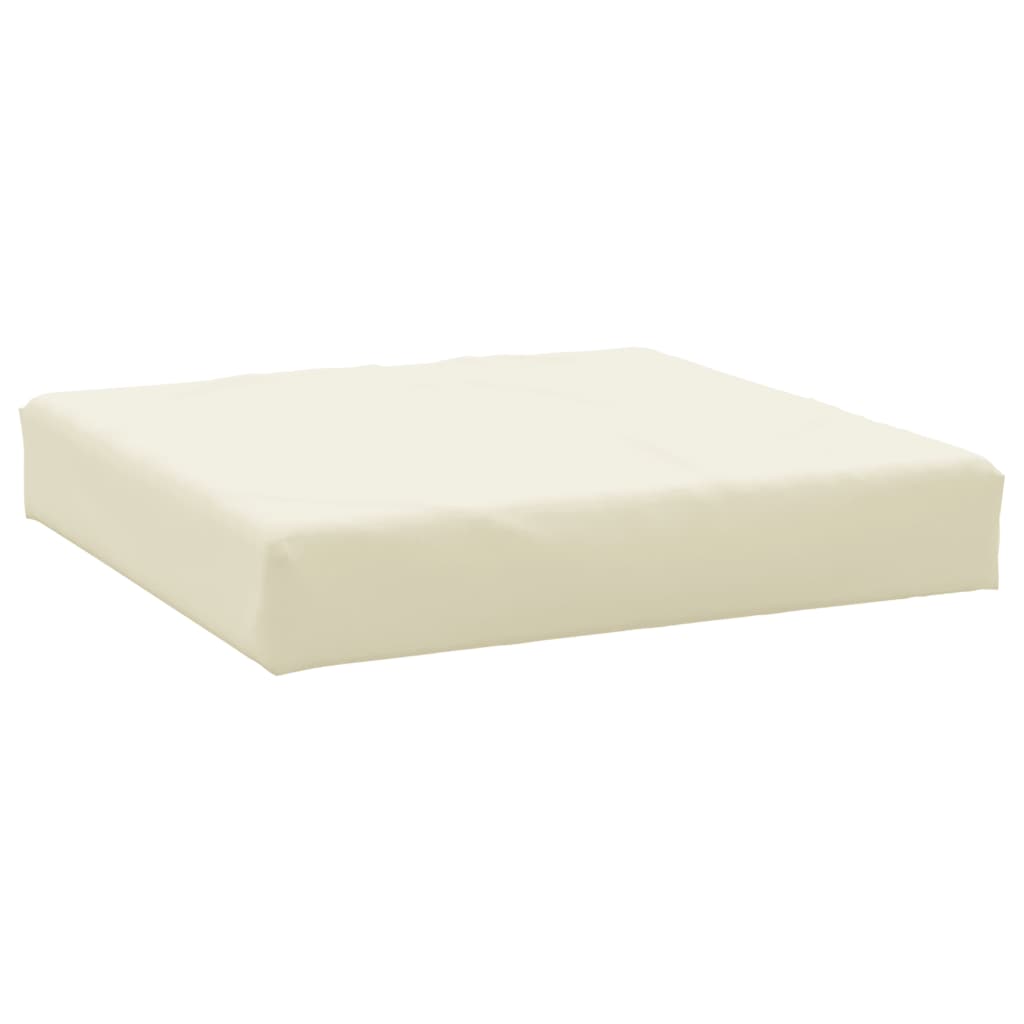 VIDAXL -Palettenkissen 60x60x6 cm Oxford Fabric Cream -Colored
