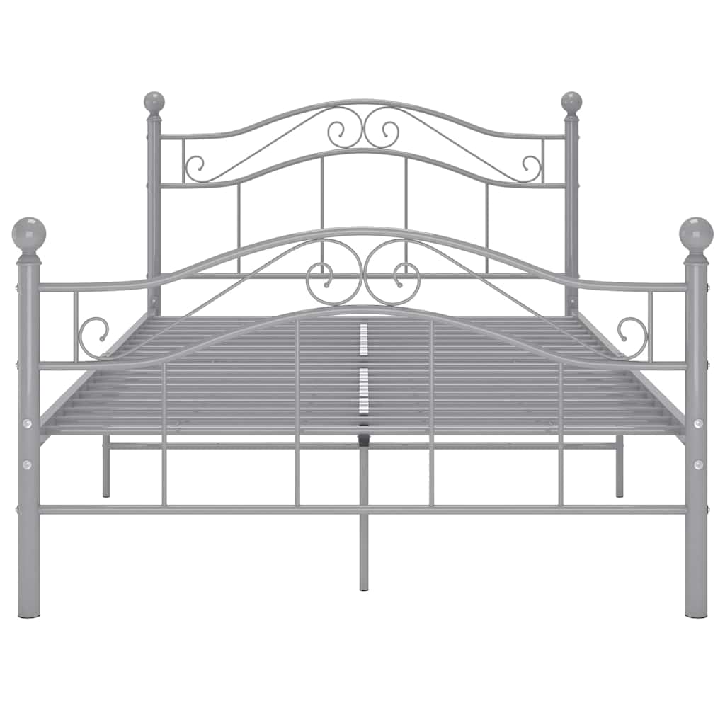 Vidaxl bedframe metaal grijs 120x200 cm