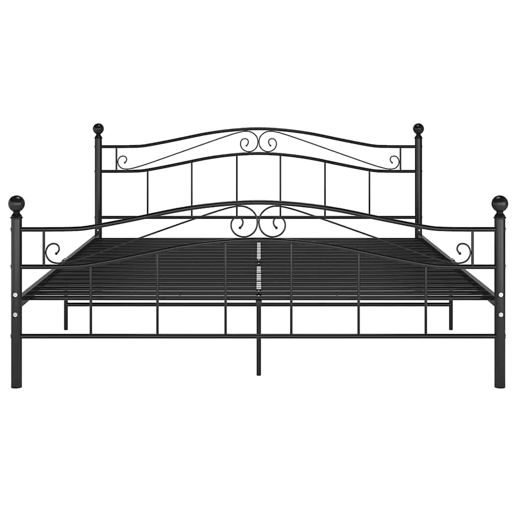 Vidaxl bedframe metaal zwart 200x200 cm