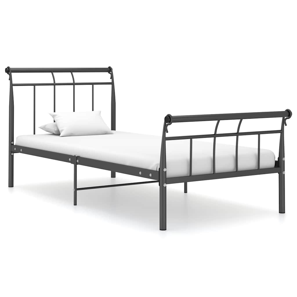 Vidaxl bedframe metaal zwart 100x200 cm