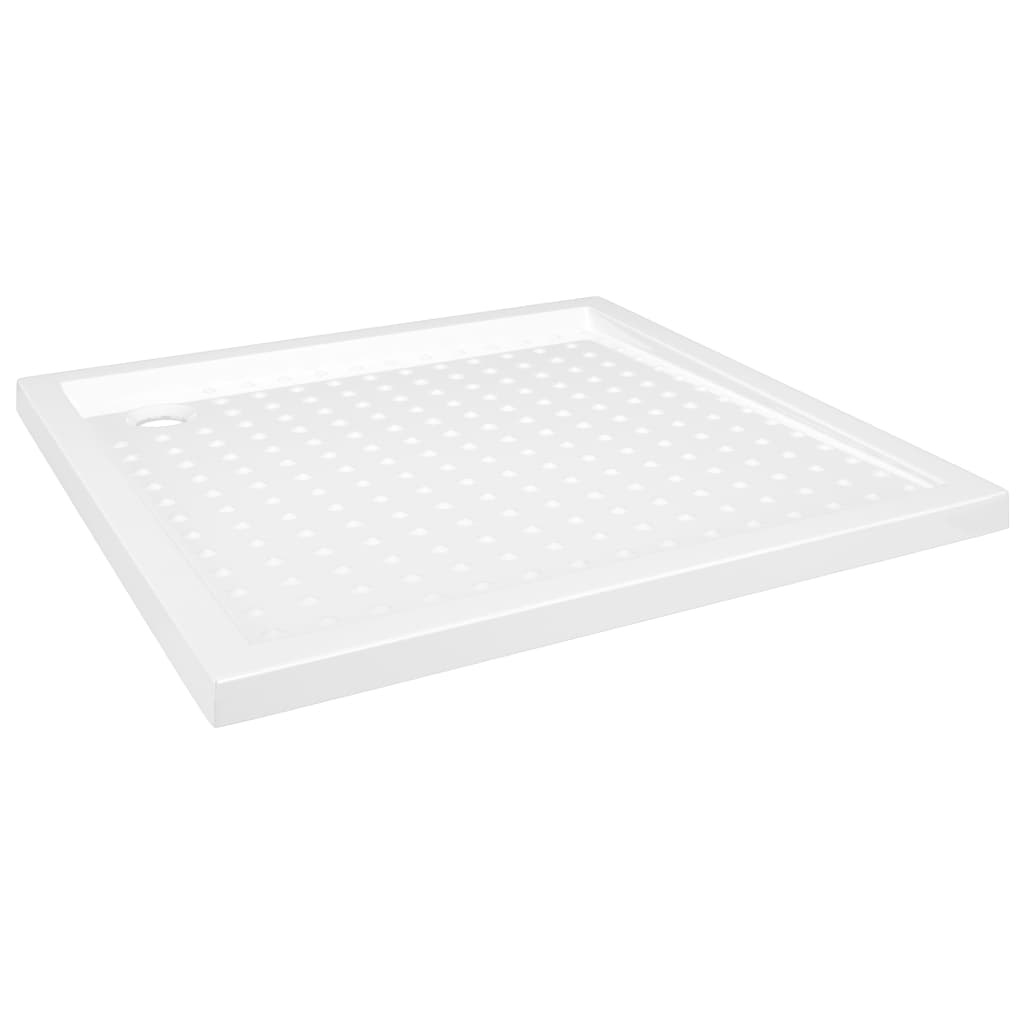 Vidaxl Duschschale mit Stollen 80x80x4 cm abs weiß