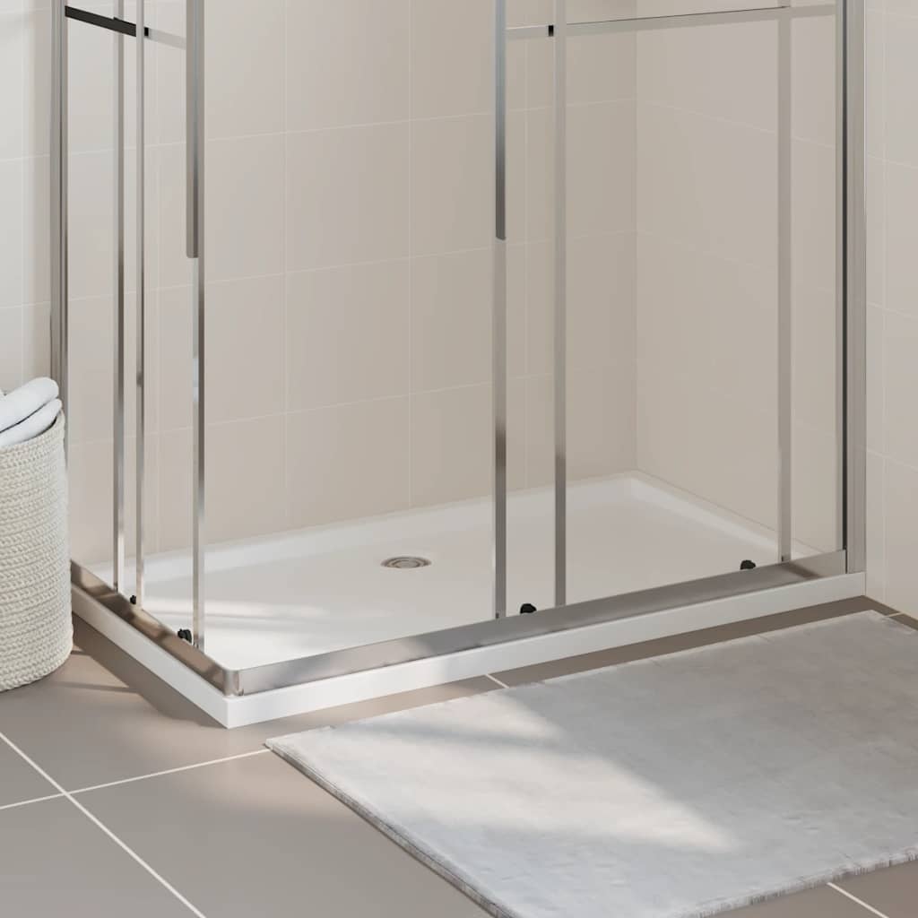 Vidaxl Duschschale rechteckige 70x120 cm Abs weiß