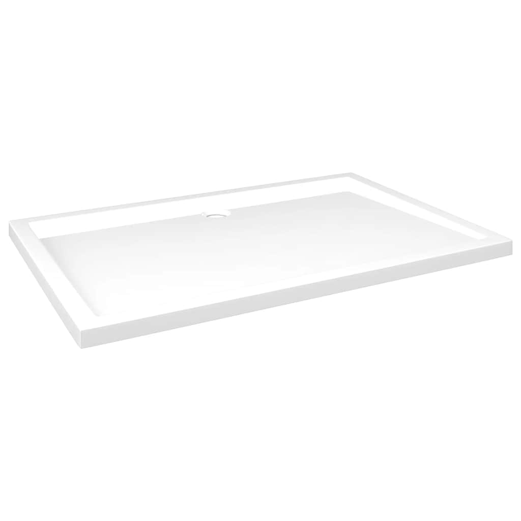 Vidaxl Duschschale rechteckige 80x120 cm Abs weiß