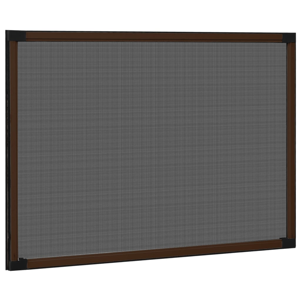 Vidaxx ausziehbarer Fensterschutz (100-193)x75 cm braun