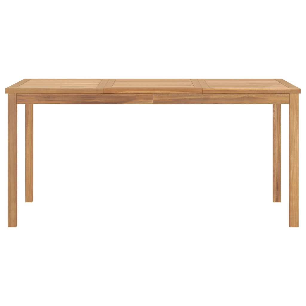 Vidaxl tuintafel 160x80x77 cm massief teakhout