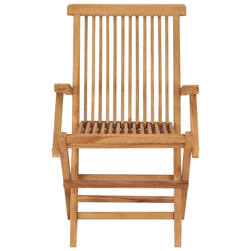 Vidaxl tuinstoelen 3 st inklapbaar massief teakhout