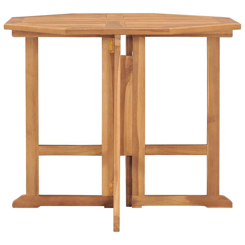 Vidaxl tuintafel inklapbaar 90x90x75 cm massief teakhout