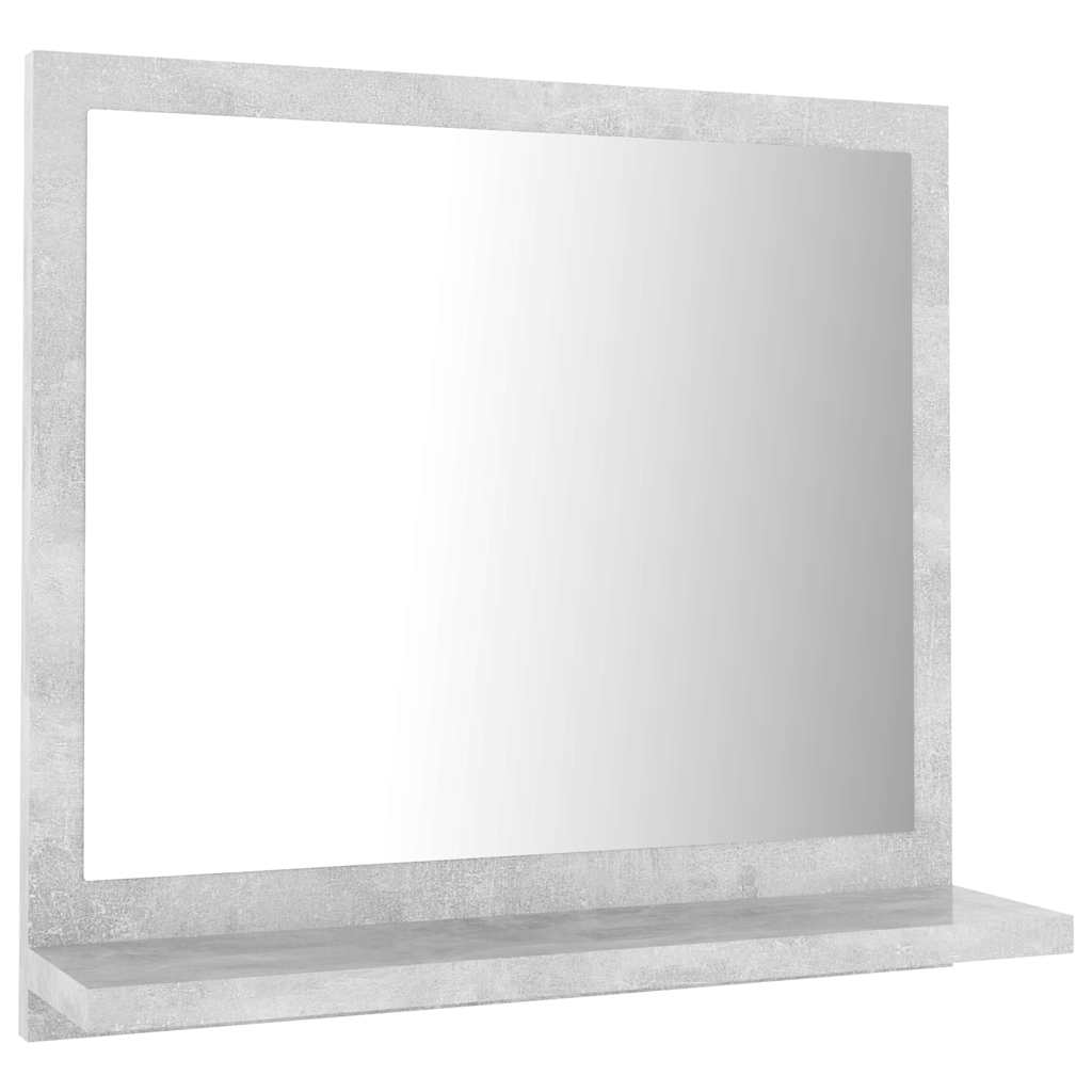 Vidaxl badkamerspiegel 40x10,5x37 cm bewerkt hout betongrijs