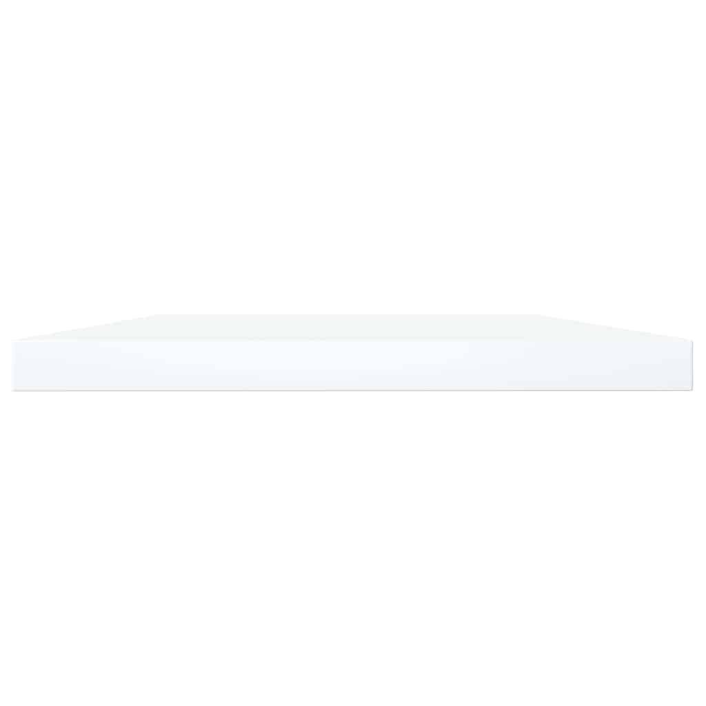 Vidaxl wandschappen 4 st 40x20x1,5 cm bewerkt hout wit