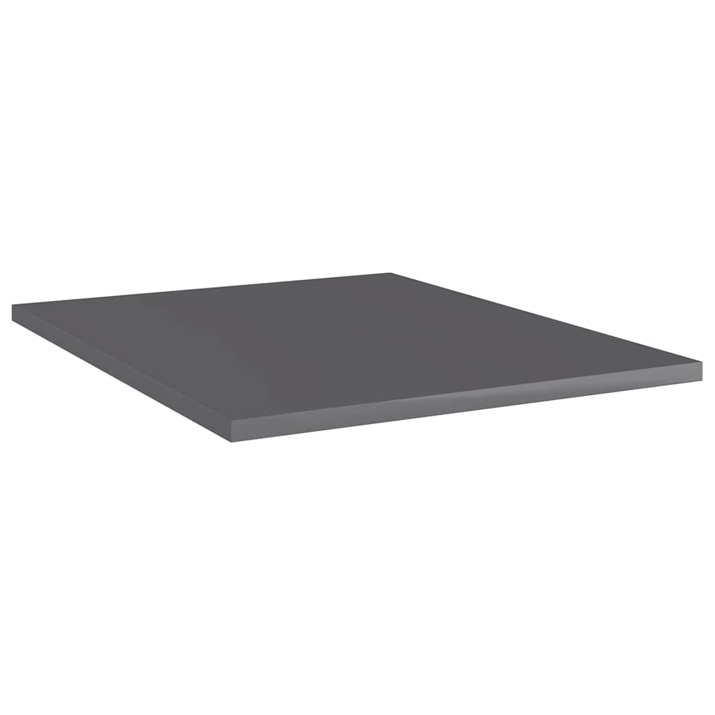 Vidaxl wandschappen 8 st 40x50x1,5 cm bewerkt hout hoogglans grijs