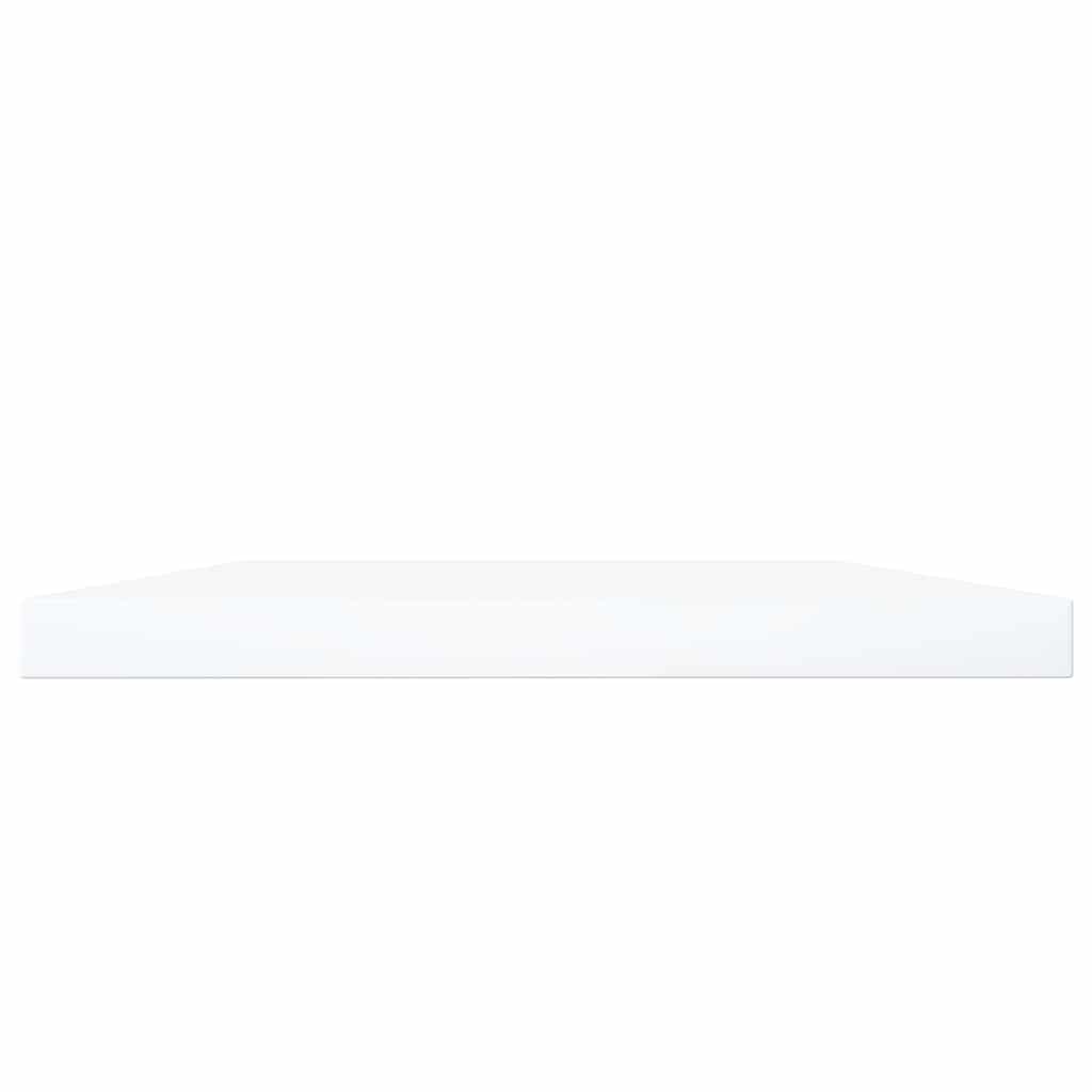 Vidaxl wandschappen 4 st 100x20x1,5 cm bewerkt hout wit