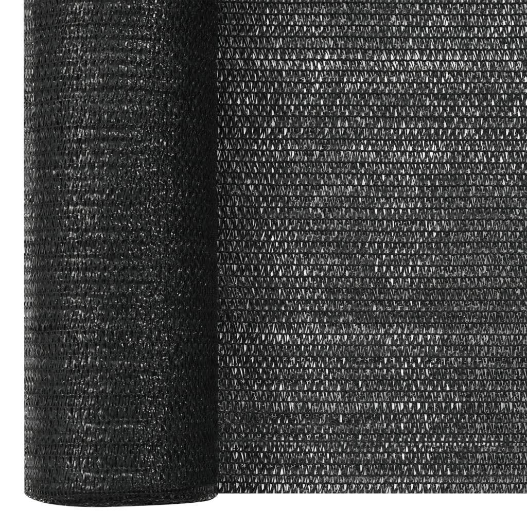 Vidaxl PrivacyNet 75 g m² 1,2 x 10 M HDPE Schwarz
