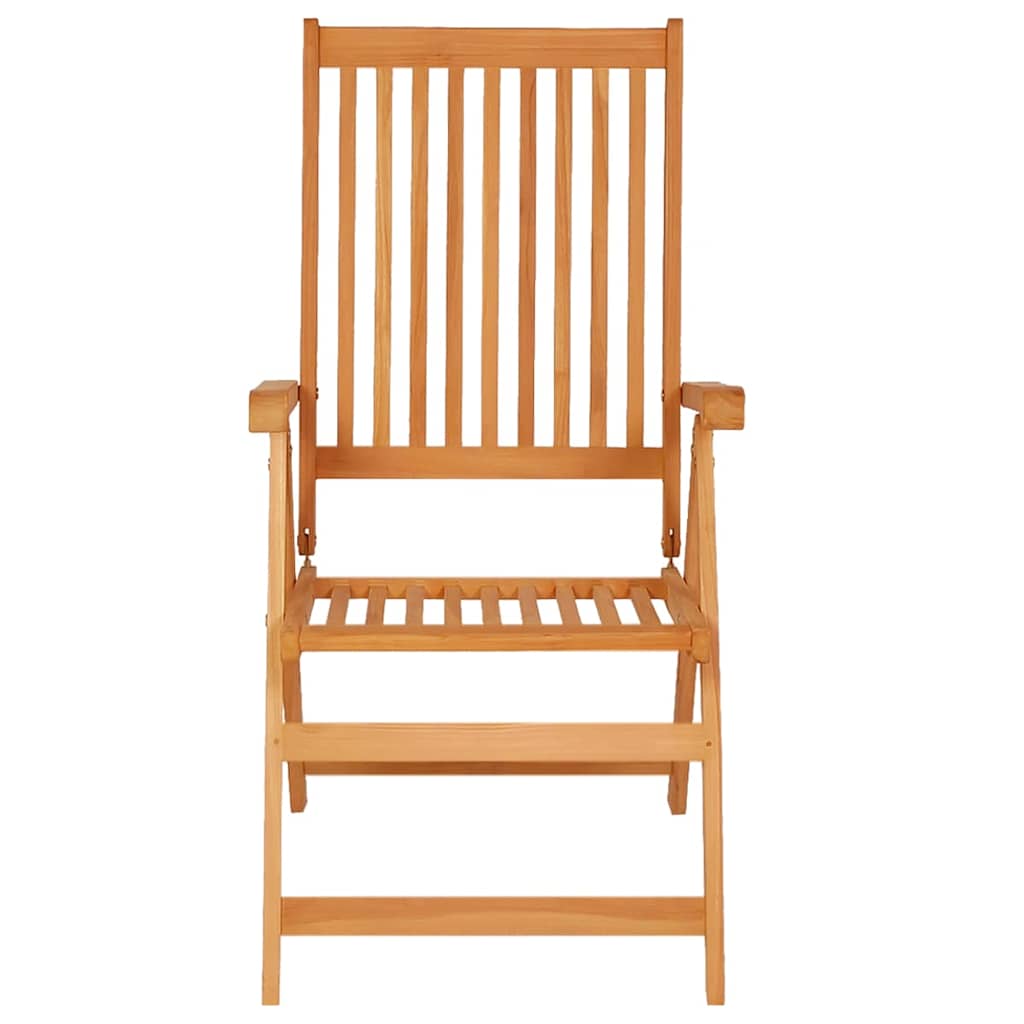 Vidaxl tuinstoelen 2 st met grijs geruite kussens massief teakhout