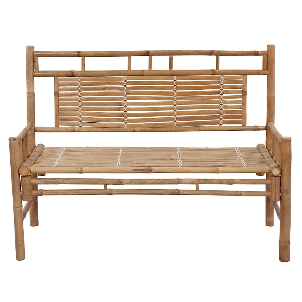 Vidaxl tuinbank met kussen 120 cm bamboe