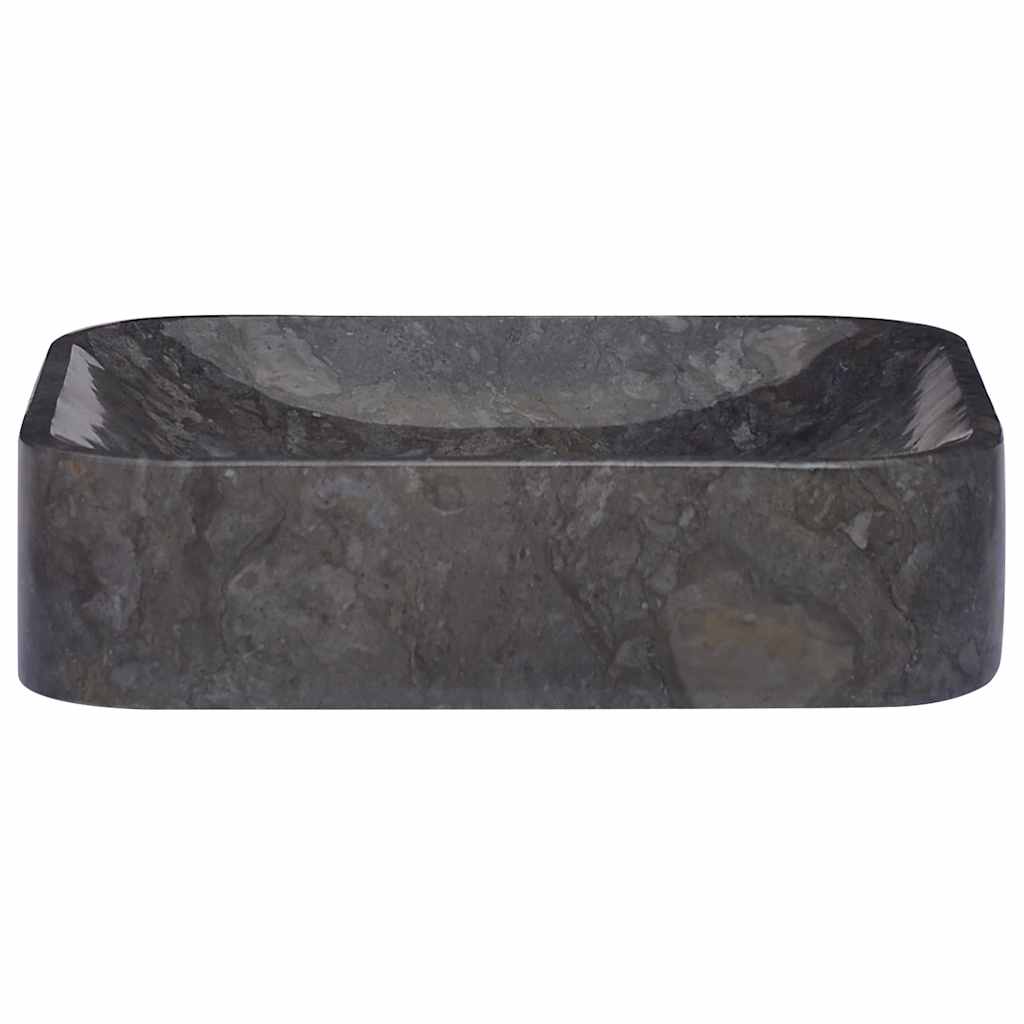 Vidaxl Sink 40x40x10 cm Marmor Schwarz