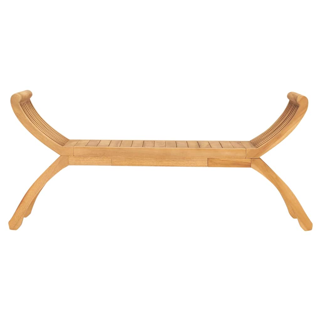 Vidaxl tuinbank 126 cm massief teakhout