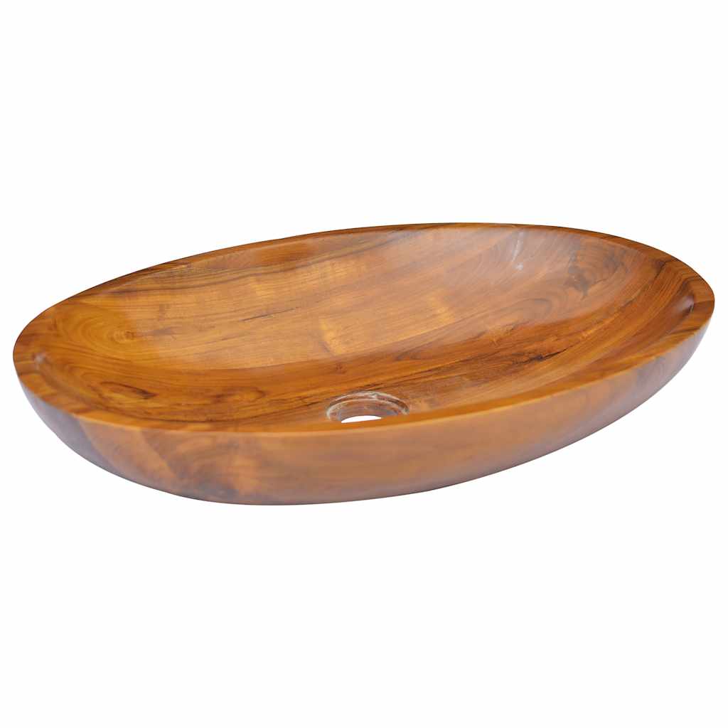 VIDAXL WASHBAIN 60 x 40 x 10 cm Festes Teak