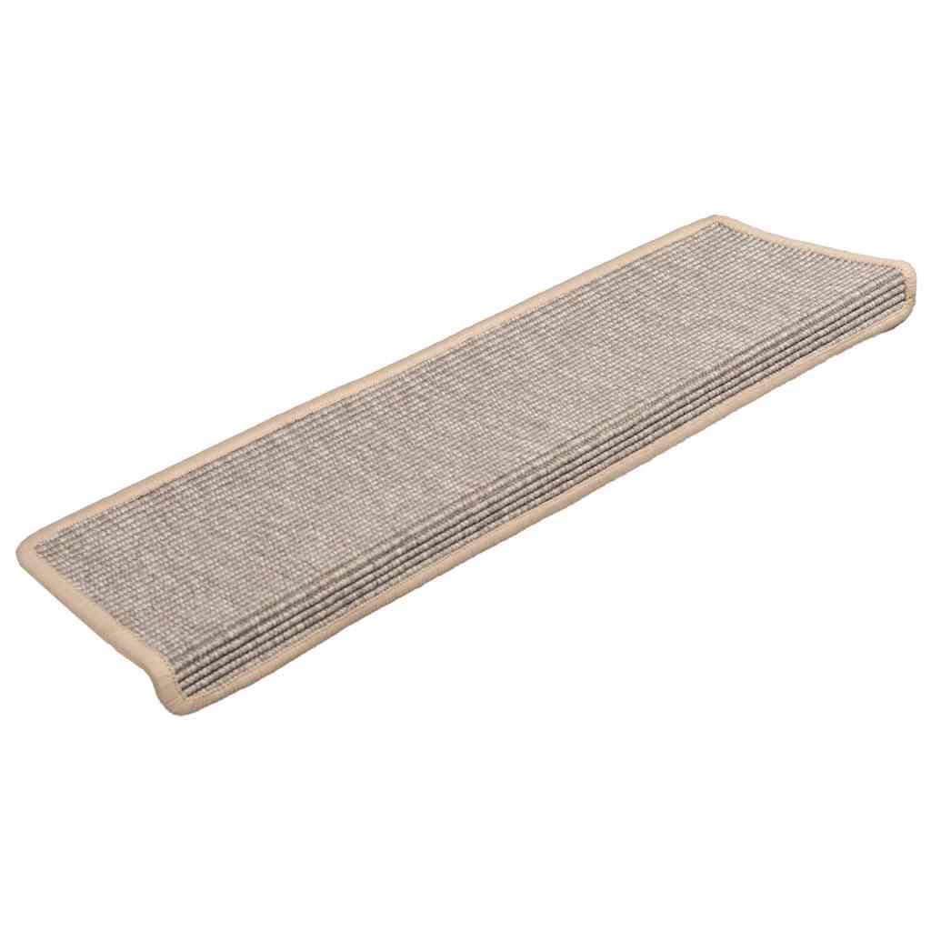Vidaxx Stufenmatten 15 St. 65x21x4 cm Silber mit rechteckigem Rand