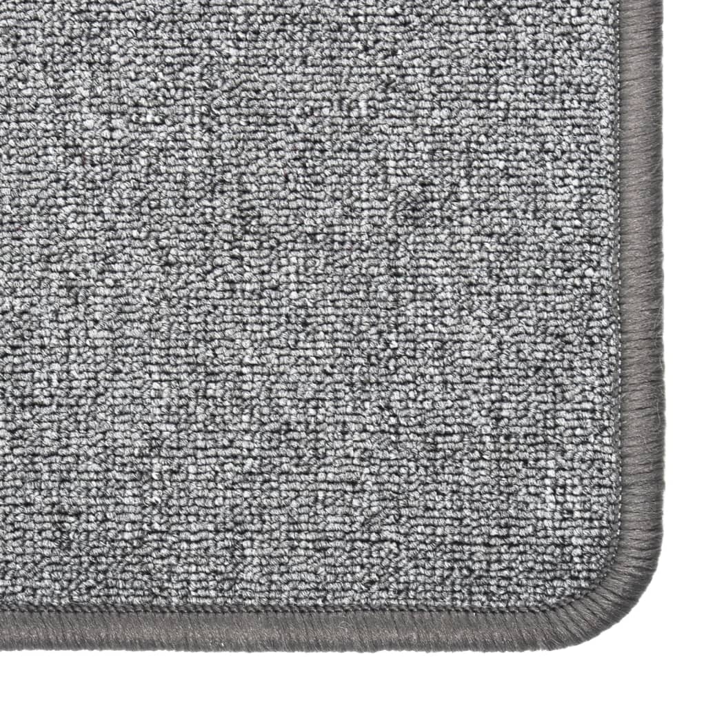 Vidaxl Teppich Runner 80x400 cm dunkelgrau