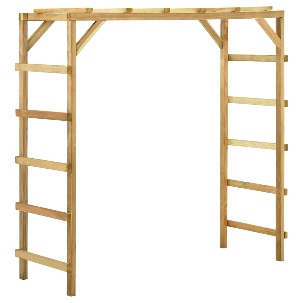 Vidaxl Kinderkletterstange 170x60x170 cm Festkiefer