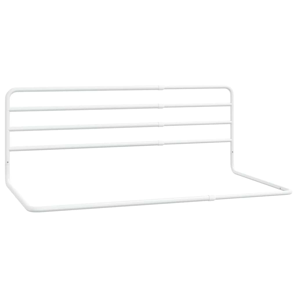 Vidaxl Bedhek Kleinkind (76-137) x55 cm Eisenweiß