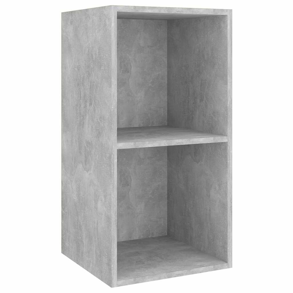 Vidaxl tv-wandmeubel 37x37x72 cm bewerkt hout betongrijs