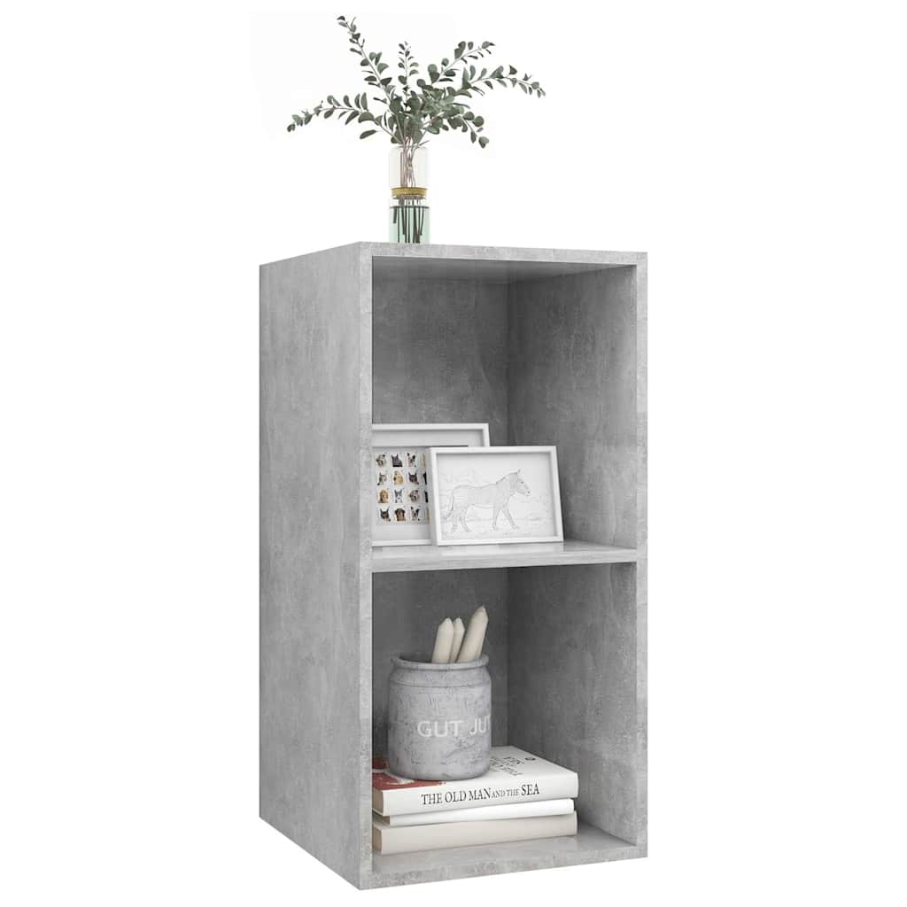 Vidaxl tv-wandmeubel 37x37x72 cm bewerkt hout betongrijs