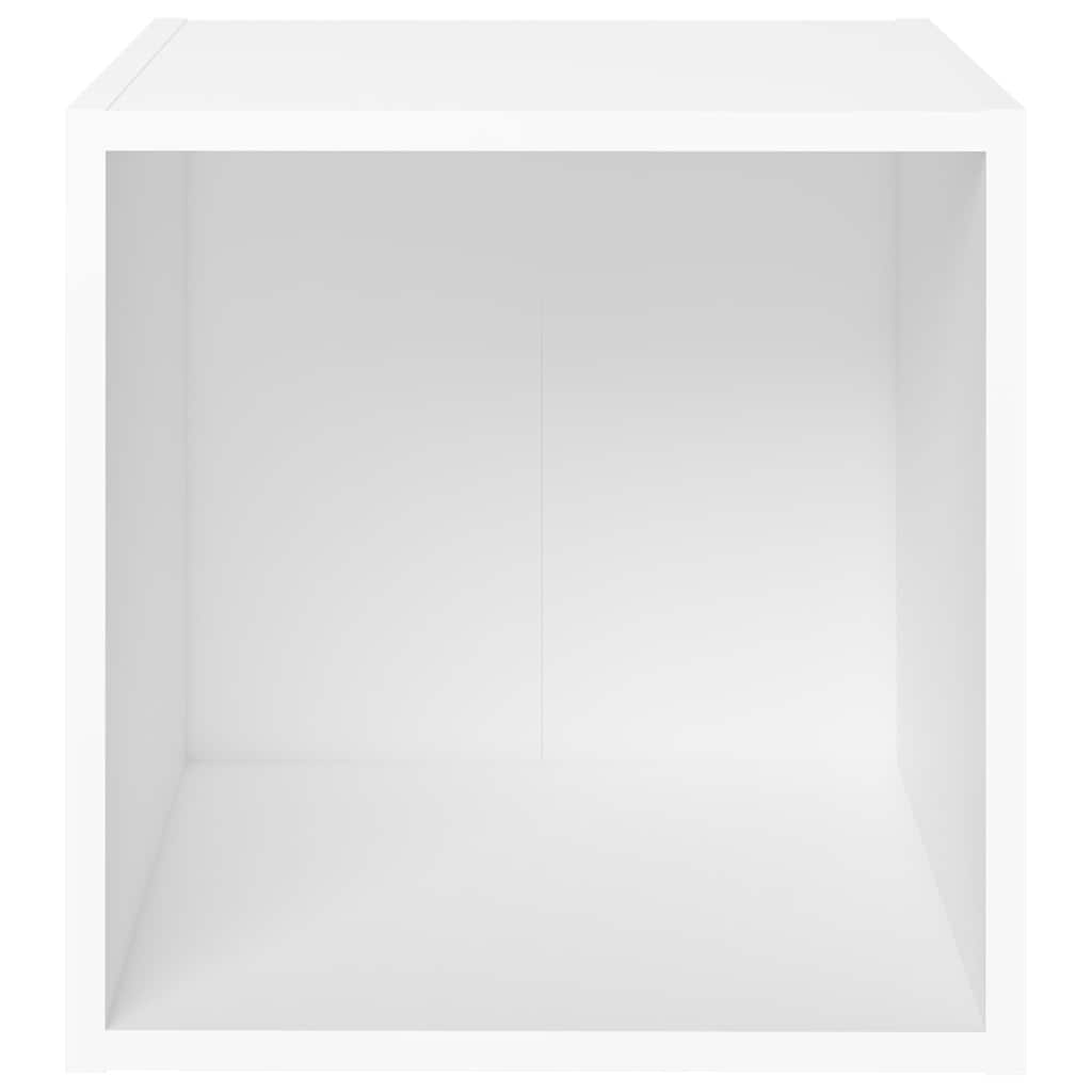 Vidaxl tv-meubel 37x35x37 cm bewerkt hout wit