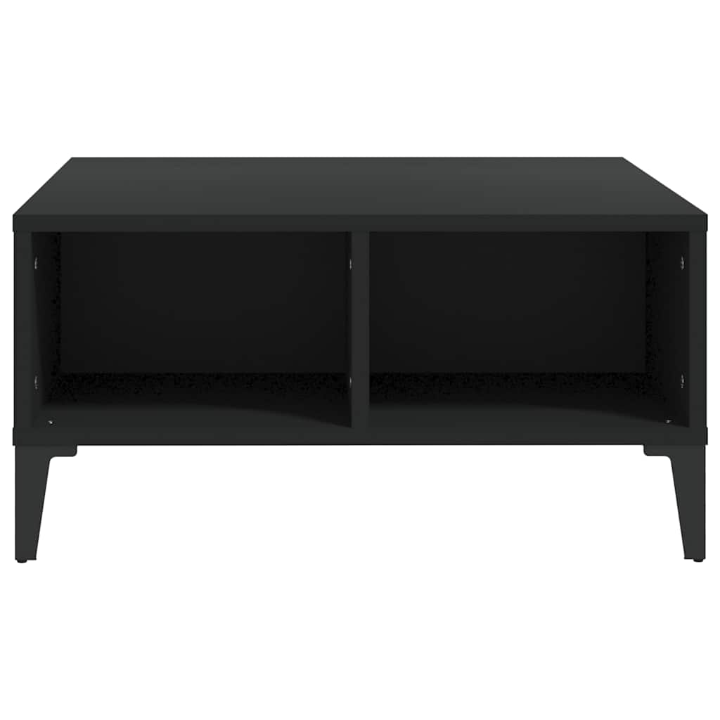 Vidaxl salontafel 60x60x30 cm bewerkt hout zwart