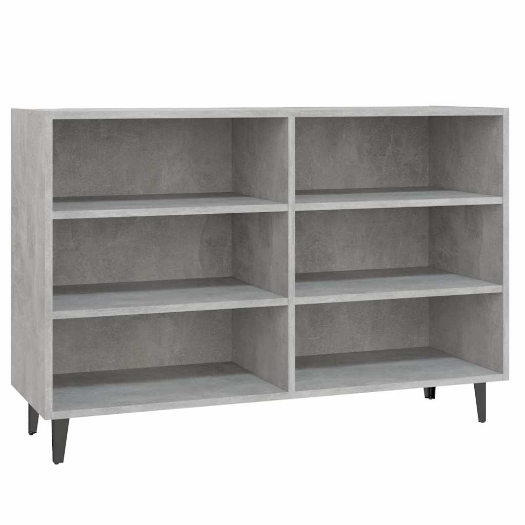 Vidaxl dressoir 103,5x35x70 cm bewerkt hout betongrijs