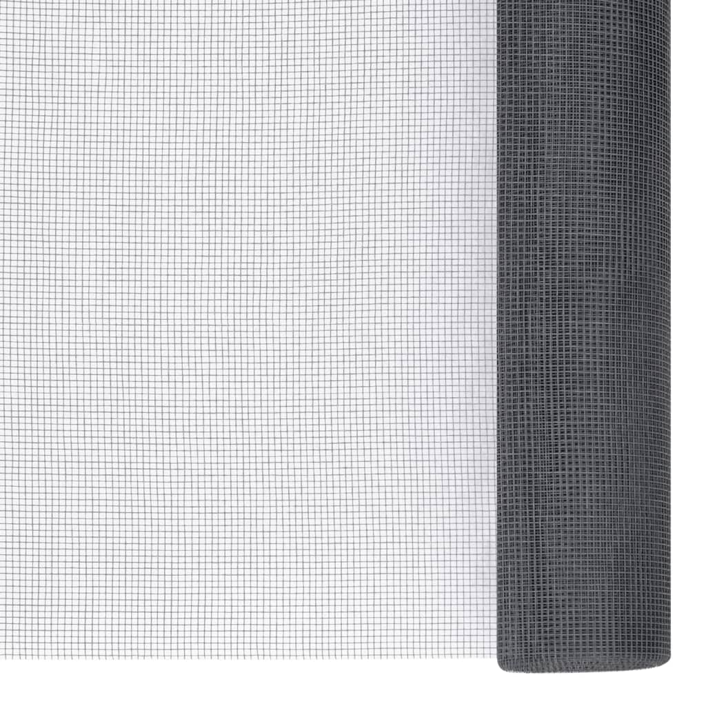 Vidaxl Mesh 80x500 cm Glasfasergrau