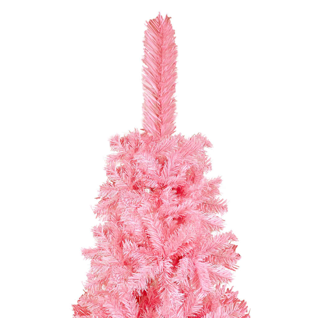 Vidaxl Weihnachtsbaum schmal 150 cm rosa