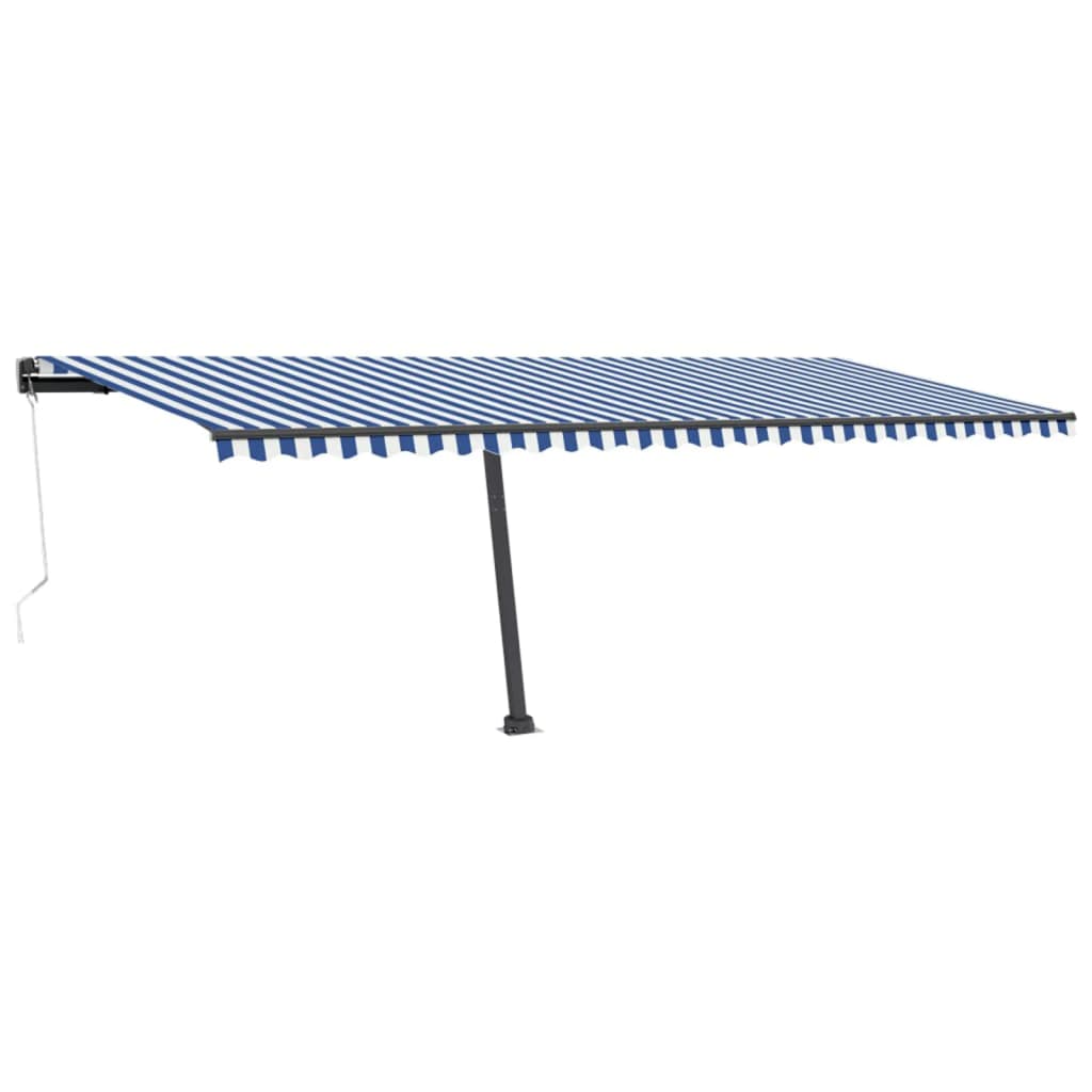Vidaxl laifel kostenlos -ausstehende automatische 600x300 cm blau und weiß