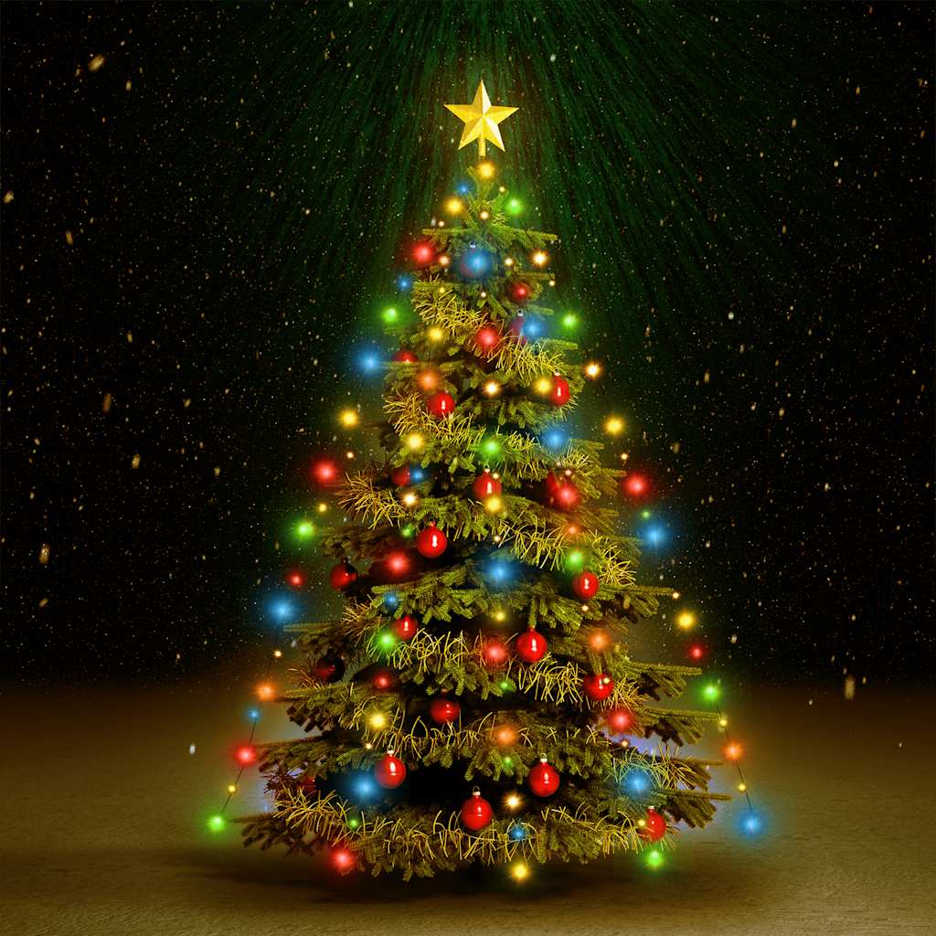 VIDAXL Weihnachtsbaumbeleuchtung mit 150 LEDs Multi -Colored Net 150 cm