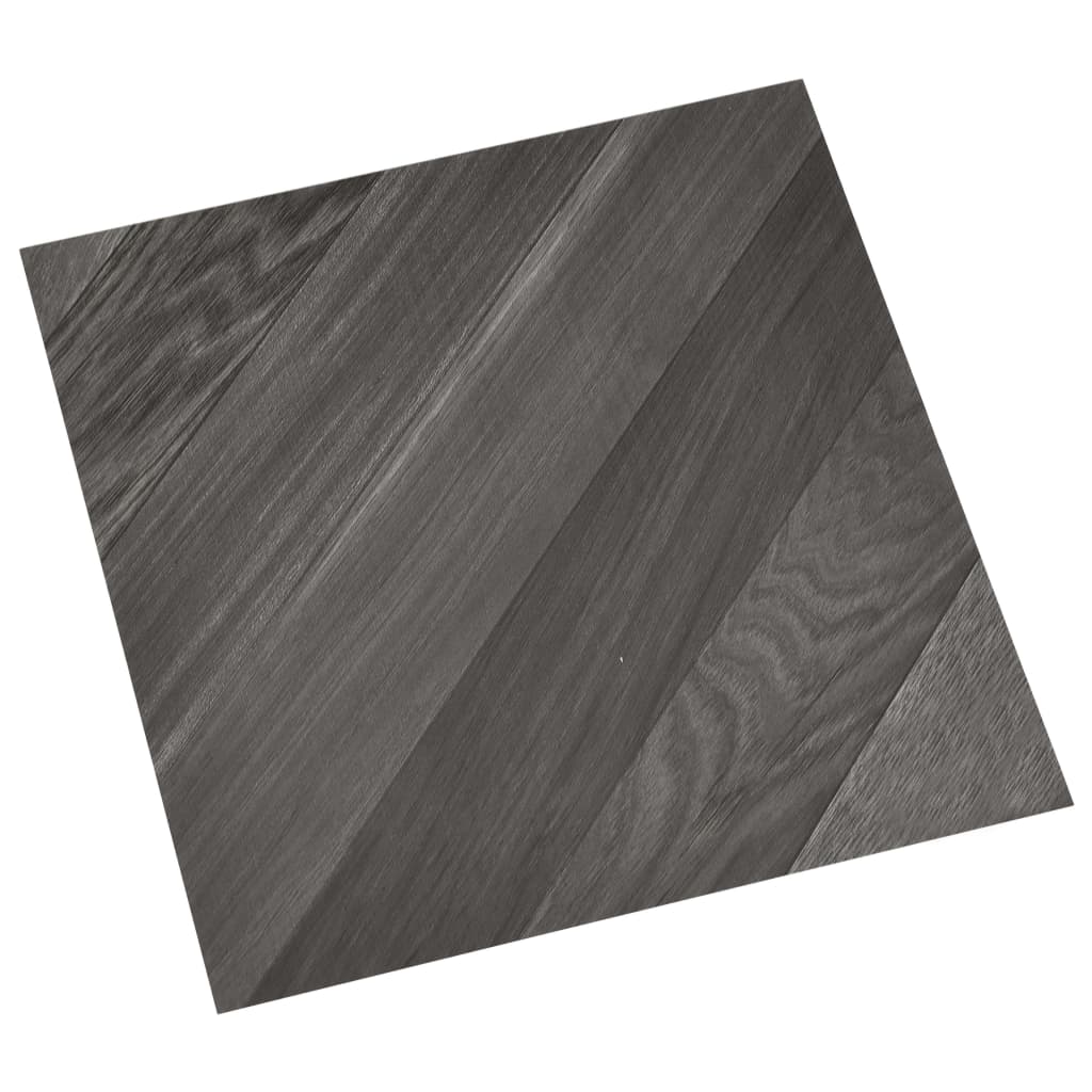 VIDAXL Dielen 20 St. Selbstadhäsiv 1,86 m² PVC gestreiftes Grau
