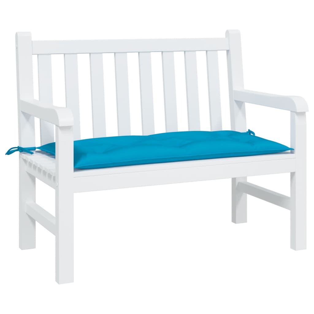 Vidaxl Gartenbank Kissen 110x50x7 cm Oxford Stoff hellblau