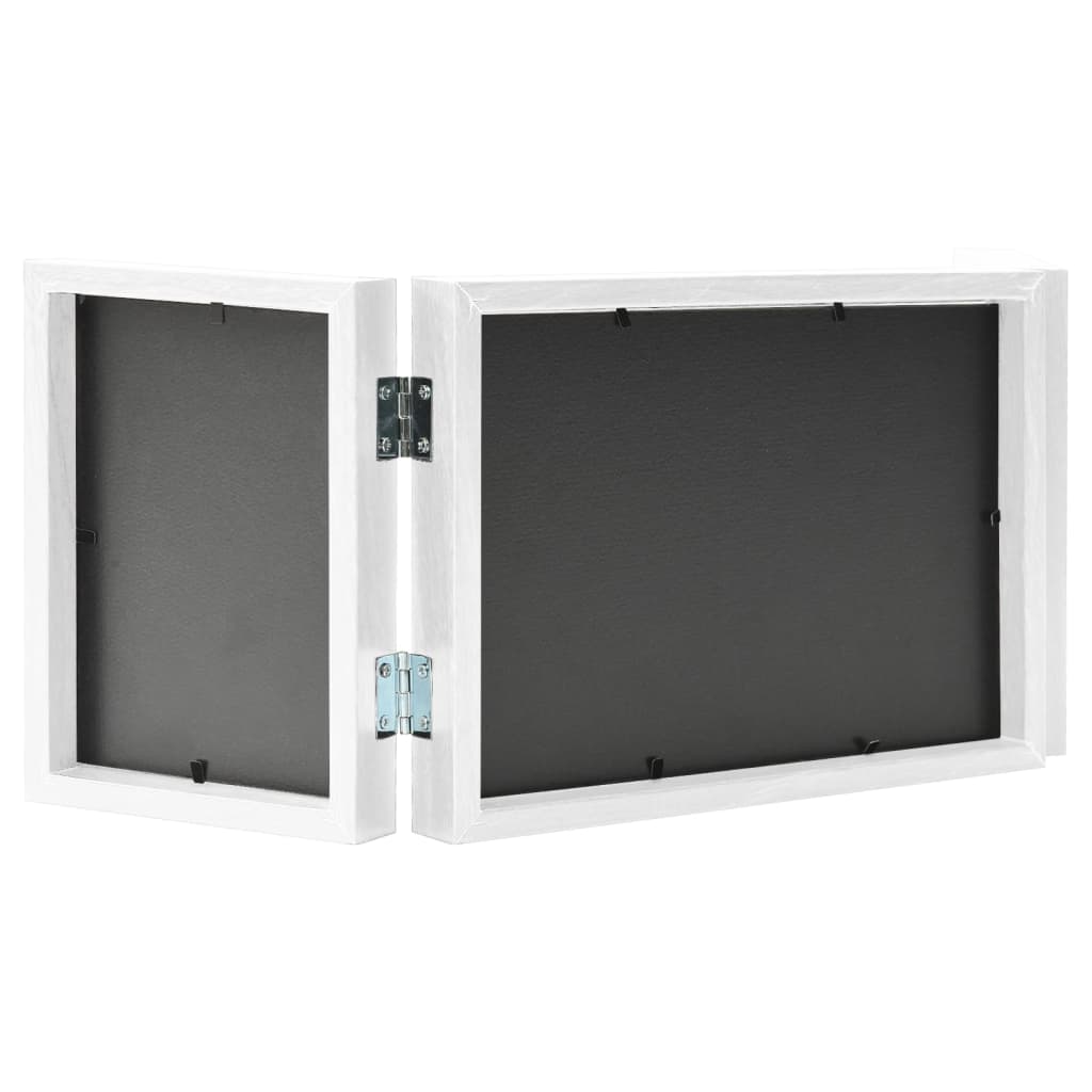Vidaxl Fotorahmen Triptychon 22x15 cm+2x (10x15 cm) Weiß