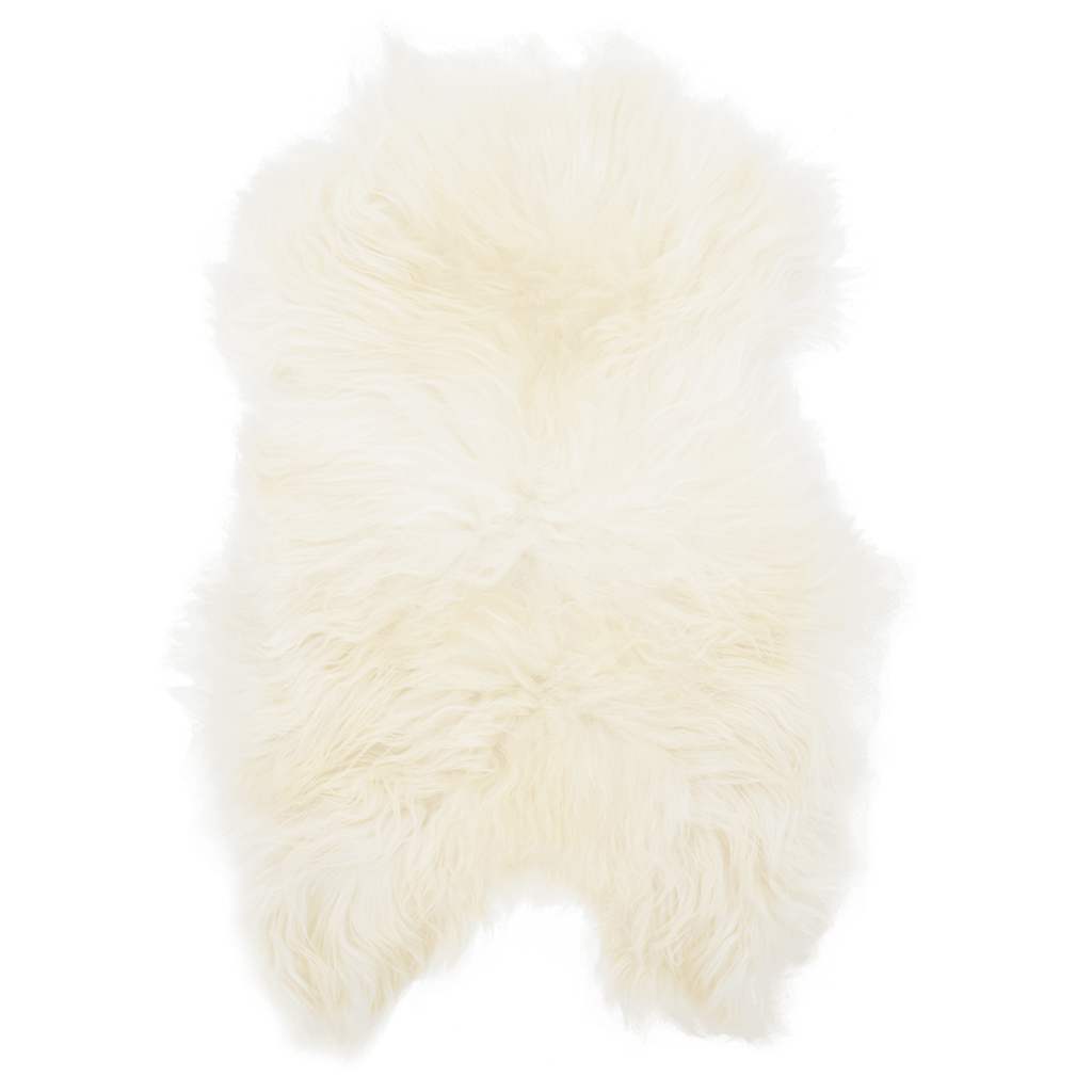 VIDAXL -Stuhlabdeckung Icelander Sheepskin 70x110 cm cremefarben -geleitet