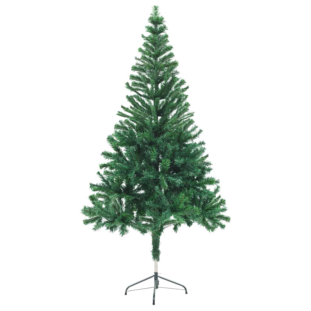 VIDAXL KUNSTKERSTBOOM mit Beleuchtung und Weihnachtsbällen 380 Zweige 150 cm