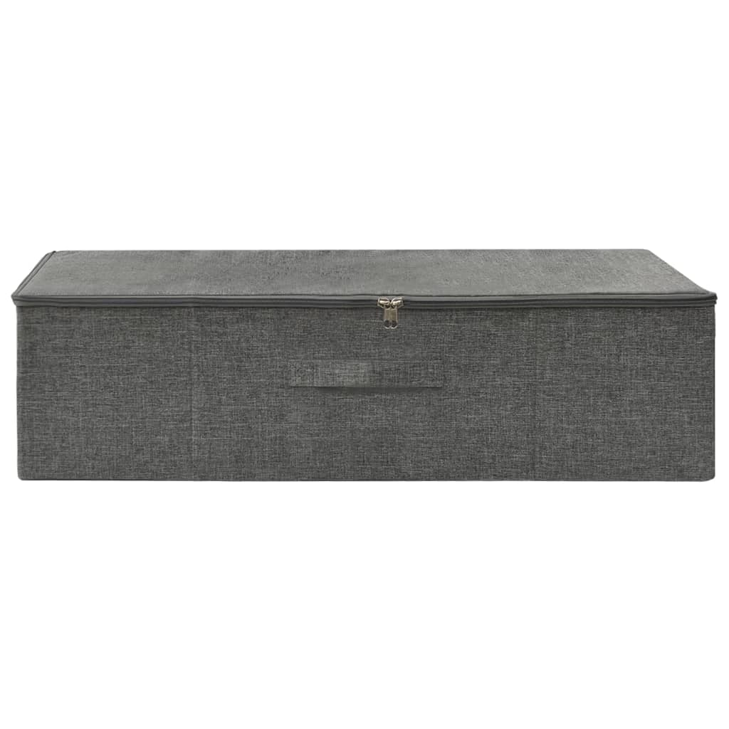 VIDAXL -Speicherbox 70x40x18 cm Stoffanthrazit -gelöscht