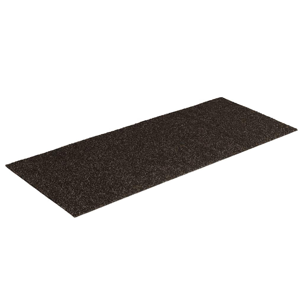 Vidaxl Treppenmatten selbstadhäsiv 15 Teile 60x25 cm dunkelbrauner Rechteck