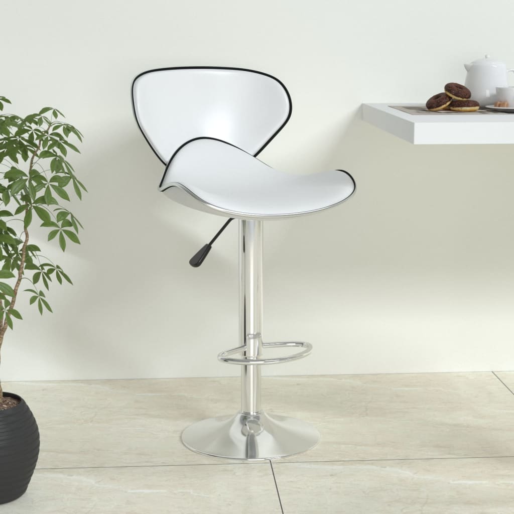 Vidaxl barkruk kunstleer wit