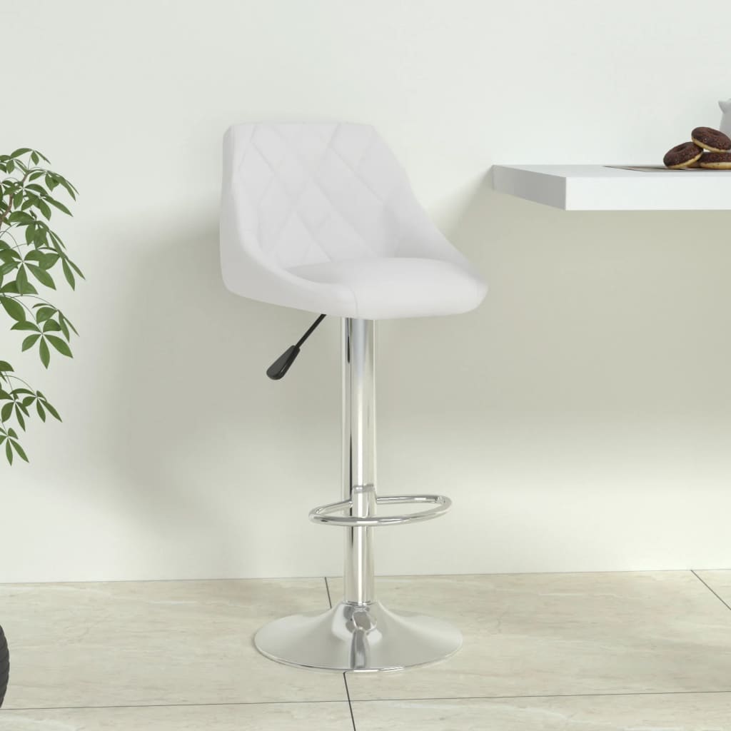 Vidaxl barkruk kunstleer wit
